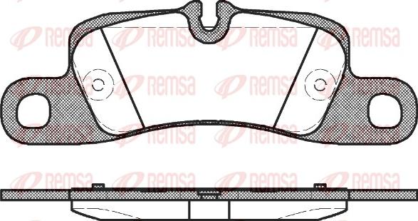 Remsa 1379.00 - Kit pastiglie freno, Freno a disco autozon.pro