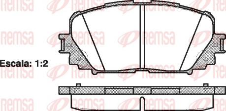 Aisin SN941 - Kit pastiglie freno, Freno a disco autozon.pro