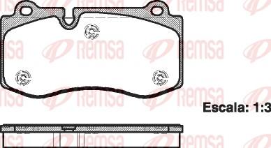 Remsa 1202.00 - Kit pastiglie freno, Freno a disco autozon.pro