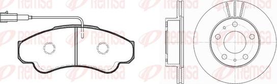 Remsa 8959.00 - Kit freno, Freno a disco autozon.pro