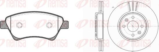 Remsa 8976.02 - Kit freno, Freno a disco autozon.pro