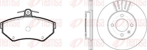 Remsa 8631.00 - Kit freno, Freno a disco autozon.pro