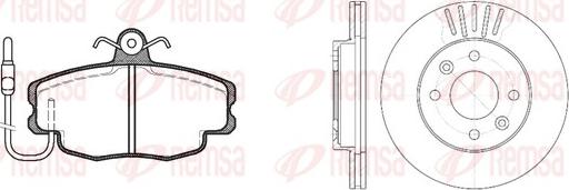 Remsa 8141.01 - Kit freno, Freno a disco autozon.pro