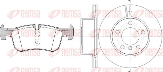 Remsa 81478.00 - Kit freno, Freno a disco autozon.pro