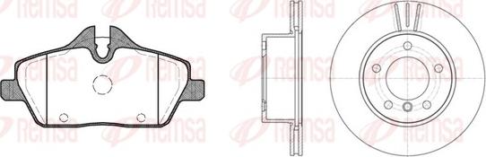 Remsa 81131.00 - Kit freno, Freno a disco autozon.pro