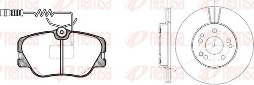 Remsa 8189.00 - Kit freno, Freno a disco autozon.pro