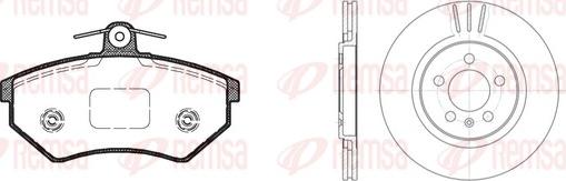 Remsa 8134.02 - Kit freno, Freno a disco autozon.pro