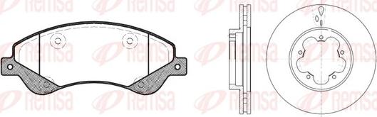 Remsa 81251.00 - Kit freno, Freno a disco autozon.pro