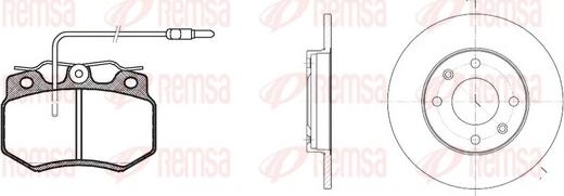 Remsa 8170.00 - Kit freno, Freno a disco autozon.pro