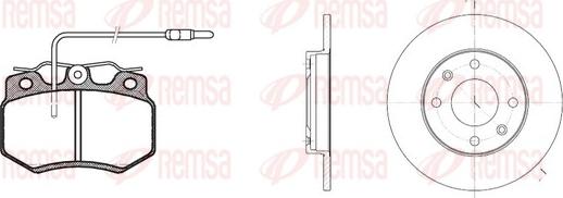 Remsa 8170.01 - Kit freno, Freno a disco autozon.pro