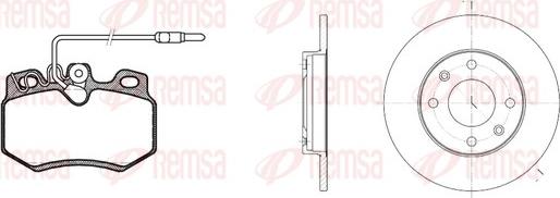 Remsa 8170.02 - Kit freno, Freno a disco autozon.pro