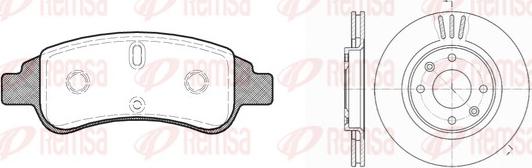 Remsa 8840.02 - Kit freno, Freno a disco autozon.pro