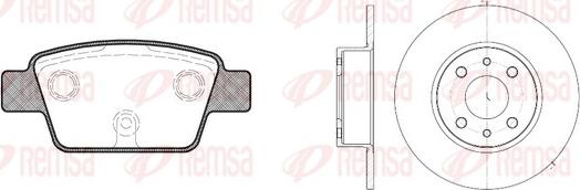 Remsa 8861.00 - Kit freno, Freno a disco autozon.pro