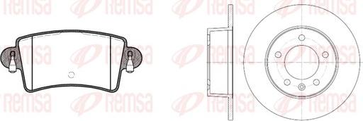 Remsa 8833.00 - Kit freno, Freno a disco autozon.pro