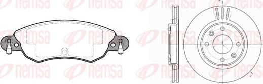 Remsa 8829.00 - Kit freno, Freno a disco autozon.pro