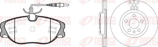 Remsa 8305.00 - Kit freno, Freno a disco autozon.pro