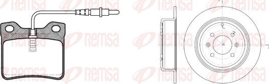 Remsa 8321.00 - Kit freno, Freno a disco autozon.pro