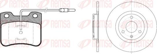 Remsa 8247.00 - Kit freno, Freno a disco autozon.pro