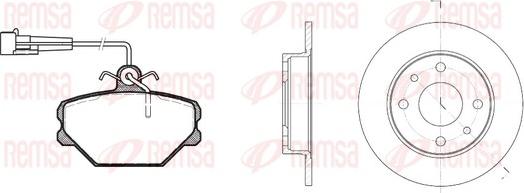 Remsa 8264.00 - Kit freno, Freno a disco autozon.pro