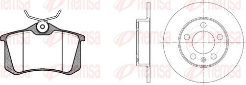 Remsa 8263.04 - Kit freno, Freno a disco autozon.pro