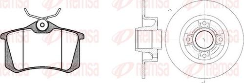 Remsa 8263.05 - Kit freno, Freno a disco autozon.pro