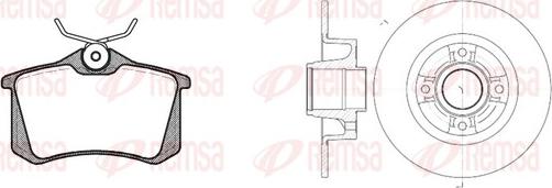 Remsa 8263.07 - Kit freno, Freno a disco autozon.pro