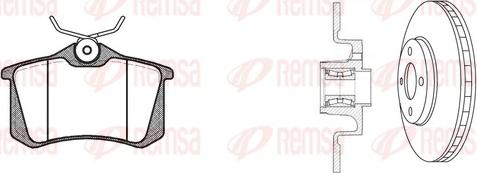 Remsa 8263.20 - Kit freno, Freno a disco autozon.pro