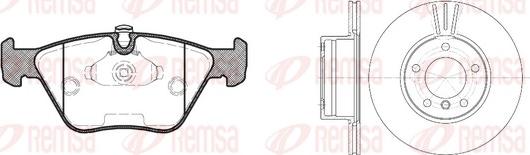 Remsa 8270.00 - Kit freno, Freno a disco autozon.pro