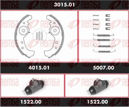 Remsa 3015.01 - Kit ganasce freno autozon.pro