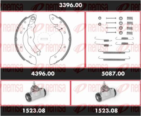 Remsa 3396.00 - Kit ganasce freno autozon.pro