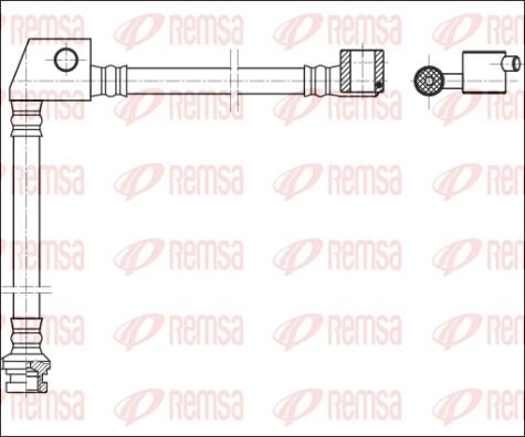 Remsa G1904.25 - Flessibile del freno autozon.pro