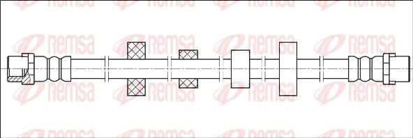 Remsa G1900.84 - Flessibile del freno autozon.pro