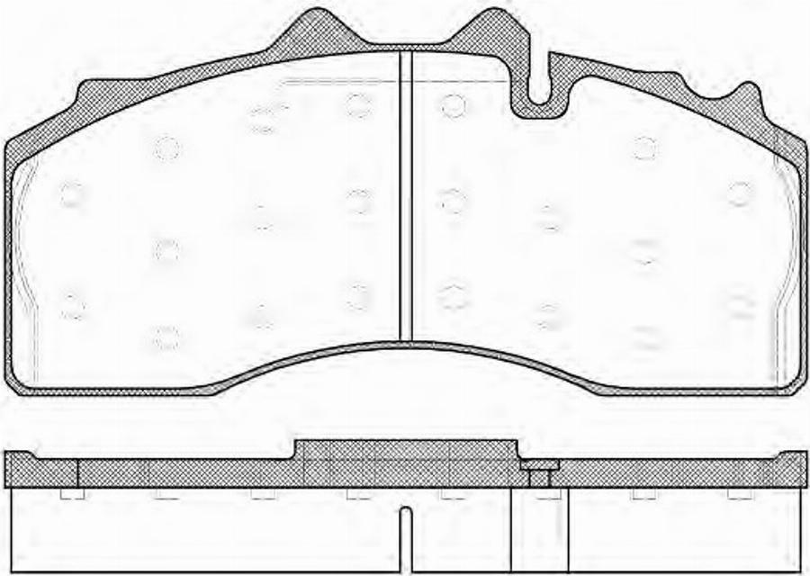 Remsa JCA141500 - Kit pastiglie freno, Freno a disco autozon.pro