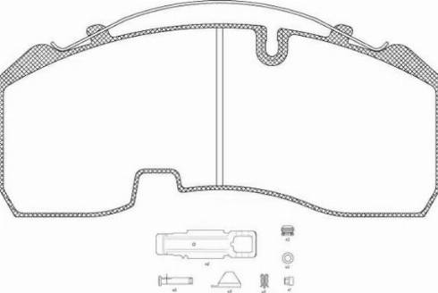 Remsa JCA 1084.80 - Kit pastiglie freno, Freno a disco autozon.pro