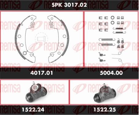 Remsa SPK 3017.02 - Kit ganasce freno autozon.pro