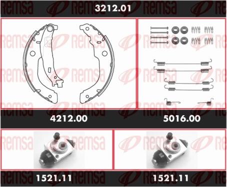 Remsa SPK 3212.01 - Kit ganasce freno autozon.pro