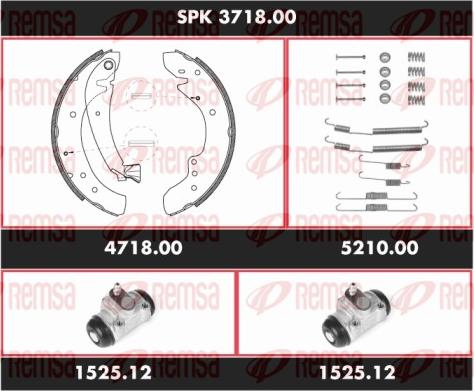 Remsa SPK 3718.00 - Kit ganasce freno autozon.pro