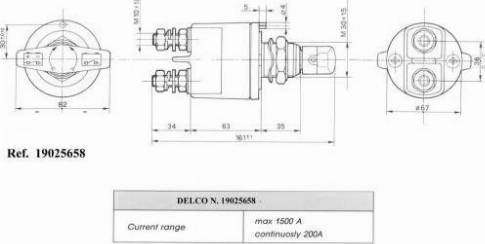 Remy 19025658 - Elettromagnete, Motore d'avviamento autozon.pro