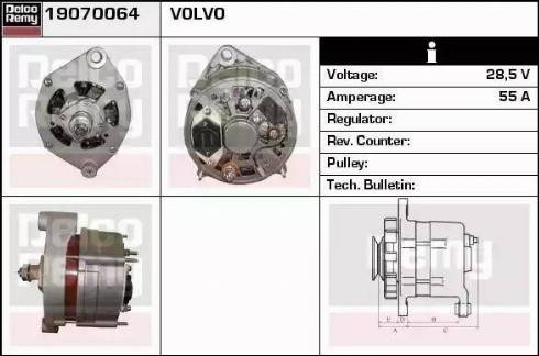 Remy 19070064 - Alternatore autozon.pro