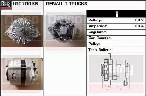 Remy 19070066 - Alternatore autozon.pro