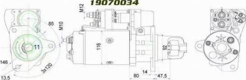 Remy 19070034 - Motorino d'avviamento autozon.pro