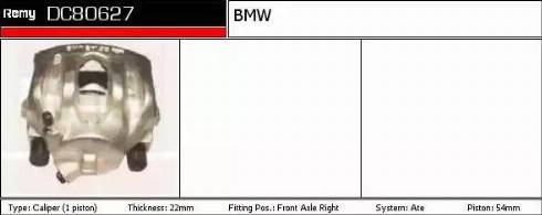 Remy DC80627 - Pinza freno autozon.pro