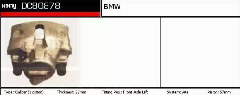 Remy DC80878 - Pinza freno autozon.pro