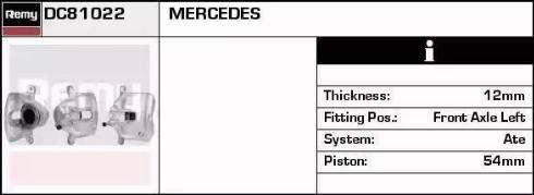 Remy DC81022 - Pinza freno autozon.pro