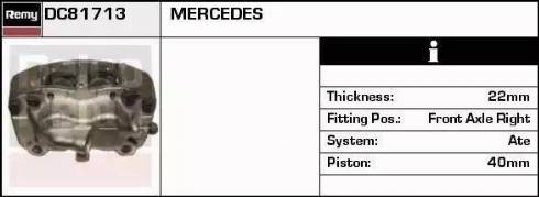 Remy DC81713 - Pinza freno autozon.pro