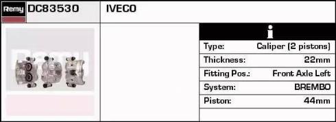 Remy DC83530 - Pinza freno autozon.pro