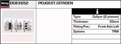 Remy DC83652 - Pinza freno autozon.pro
