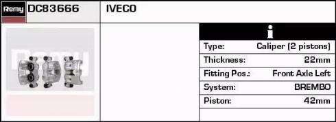 Remy DC83666 - Pinza freno autozon.pro