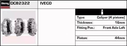 Remy DC82322 - Pinza freno autozon.pro