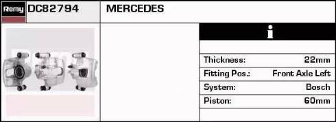 Remy DC82794 - Pinza freno autozon.pro